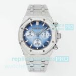 APS Super Replica Audemars Piguet Royal Oak Cal. 4401 Blue Dial Frosted Gold 41mm Watch 